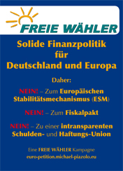Bild: Flyer zur EURO-Petition